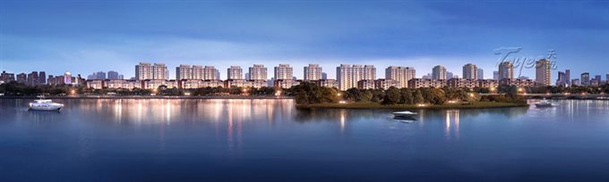 明月湖旁边高档住宅中海湖心半岛直接钥匙在