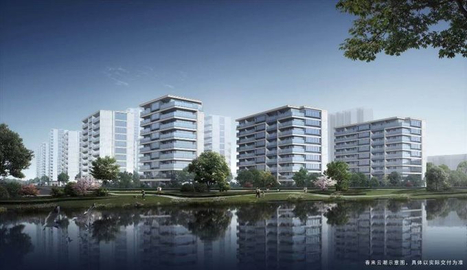 绿城春来云潮105平方