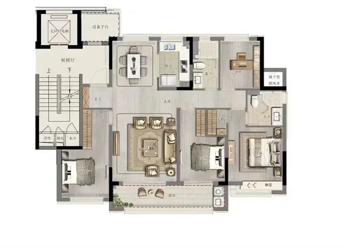 慈澜府 洋房140.6平258万 带车位