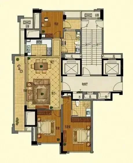 绿城诚园146.9平方169万 精装