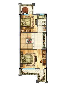 龙湖香醍漫步 户型图