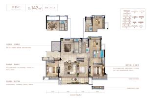 盛湖美庐 户型图