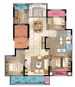 吾悦首府 户型图