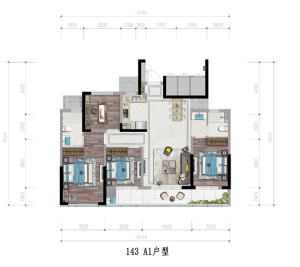 万固•臻悦府 户型图