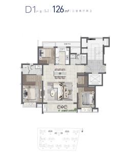 绿城•春来云潮 户型图