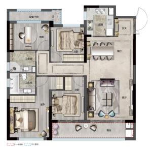 红星•檀府 户型图