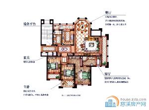 橡树湾小区 户型图