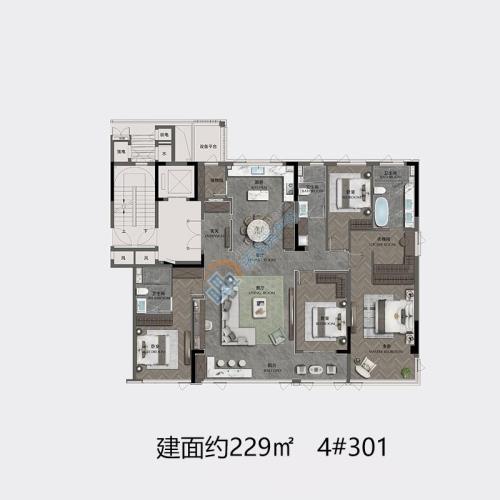 晓风印翠府 户型图