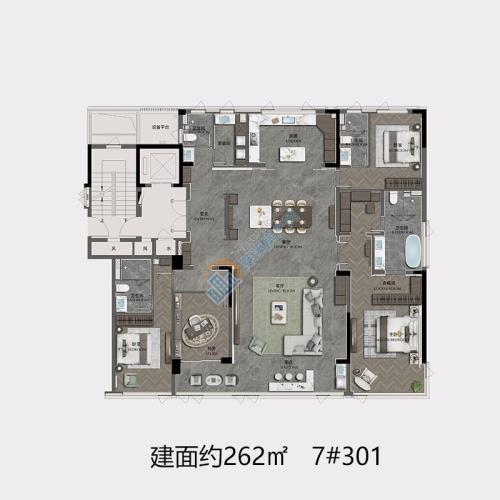 晓风印翠府 户型图