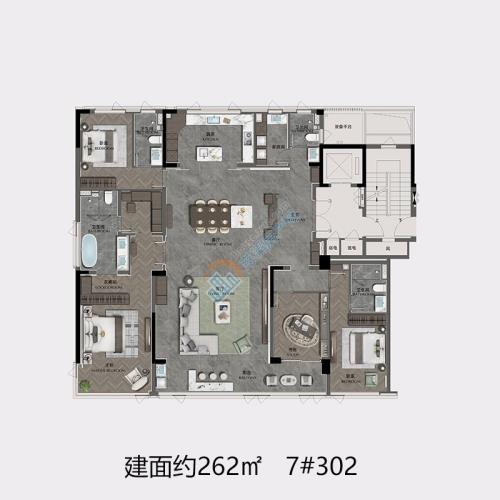 晓风印翠府 户型图