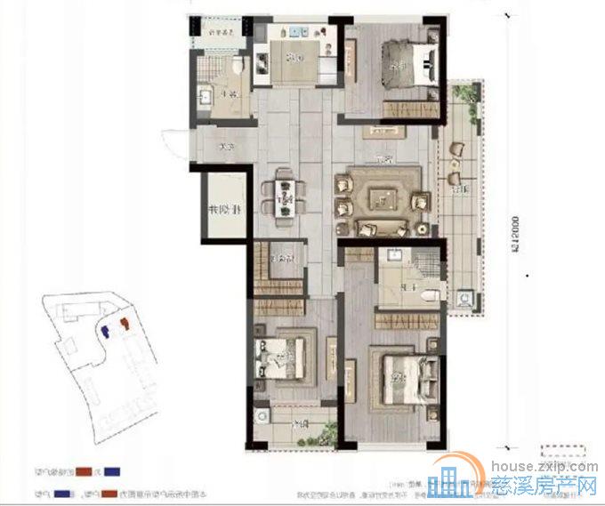 江滨之城138平210万带车位