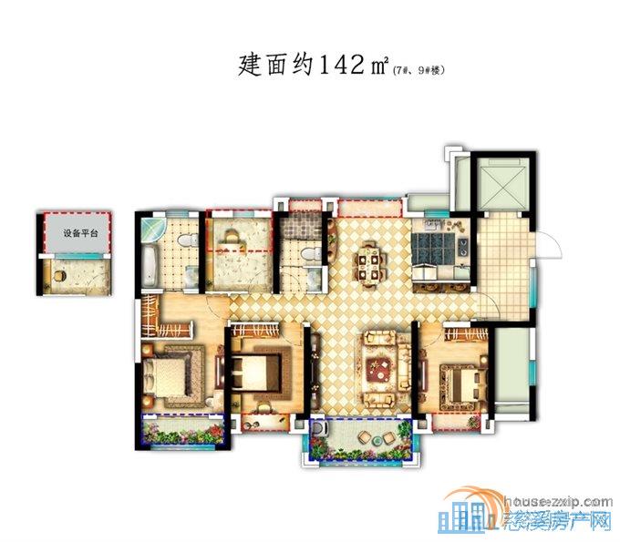 捡漏 天誉华府景观楼层视野佳 精装毛坯价