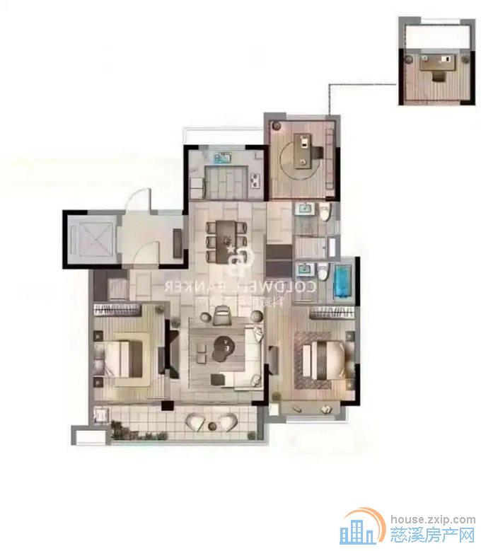 碧桂园月桂府124平123万带车位