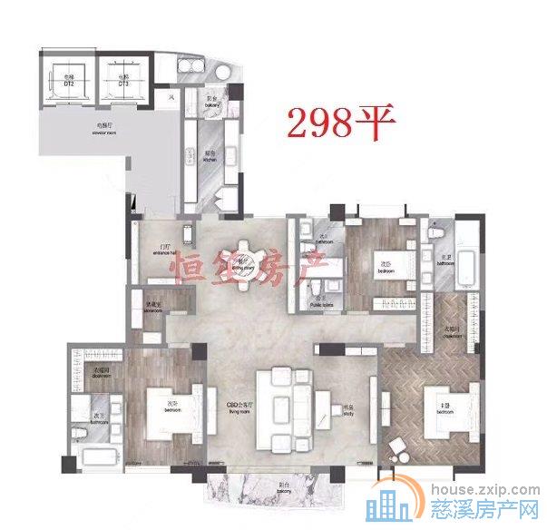 云顶 悦城壹号花园 300万豪装 双车位