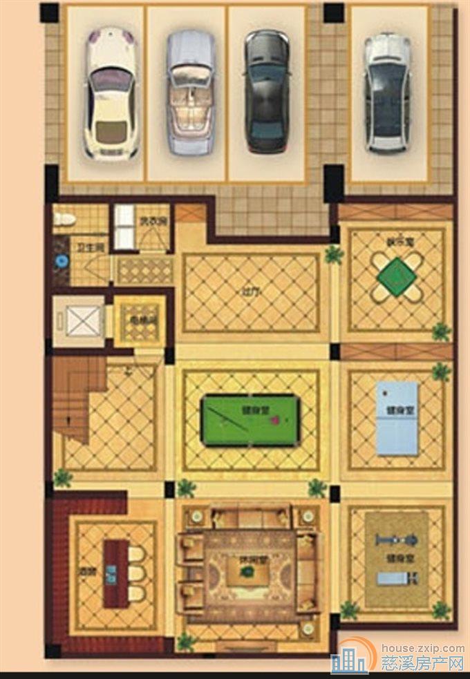 峙山庄园 联排别墅 前后花园 不是第一排