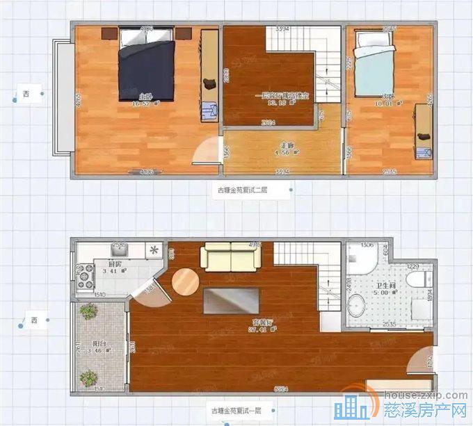 古塘金苑 . 买一层送一层
