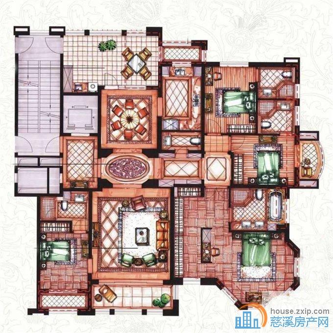 凯旋门221平白坯279万
