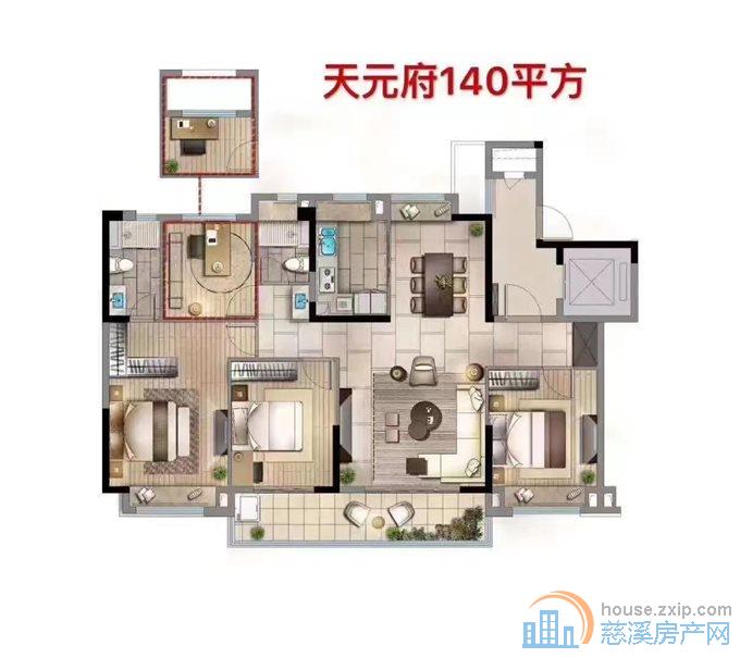 碧桂园月桂府142平118万精装修