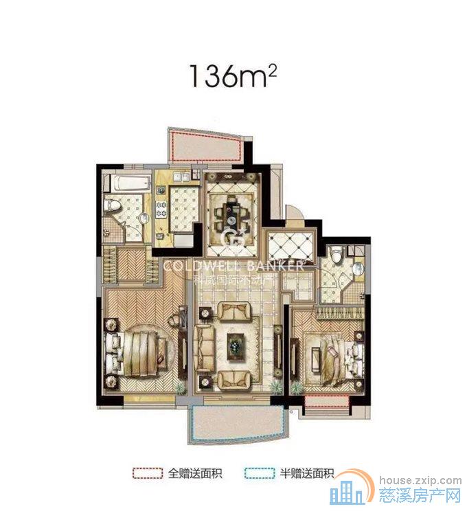悦城玖号花园  全新毛坯 俯瞰整个新城河