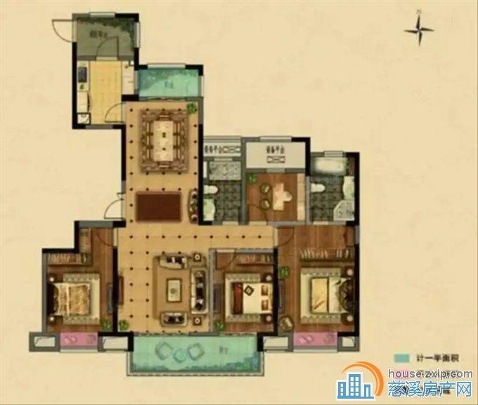悦华府 洋房161.6平285万一梯一户