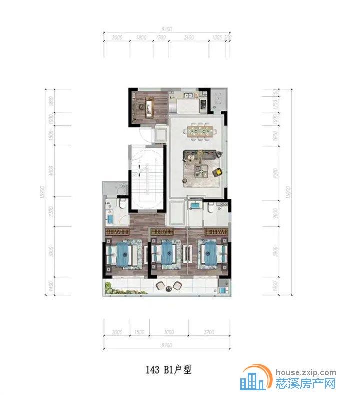 万固东区143平310万 中间楼层 包税