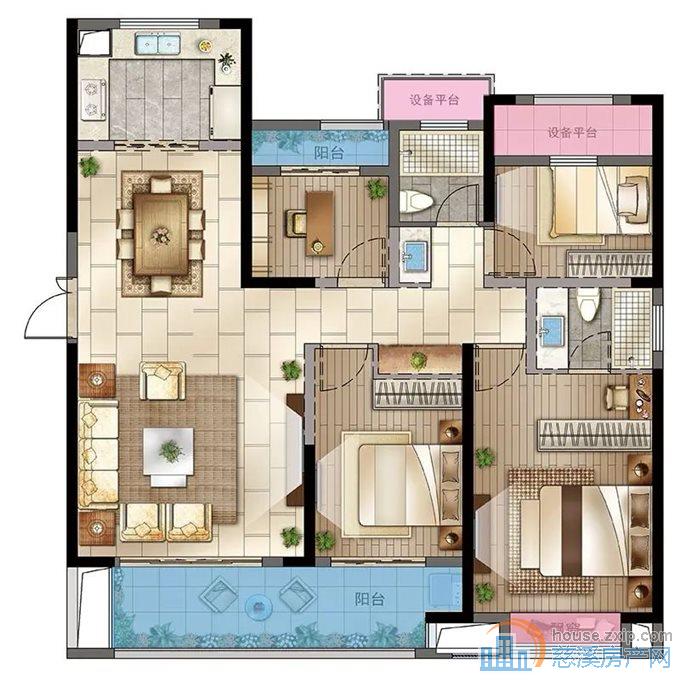 悦华府 白坯 142平方215万 低总价