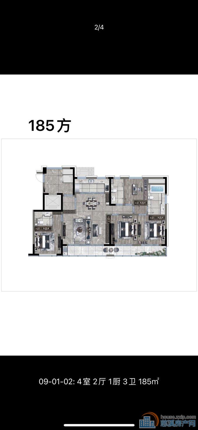 万固大平层188平，450万