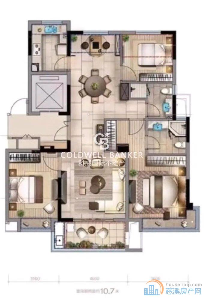 中交盛湖美庐 118平 229.8万 