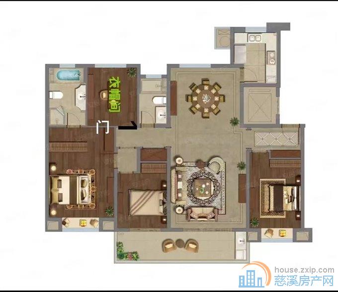 中海湖心半岛花苑 洋房143平方330万