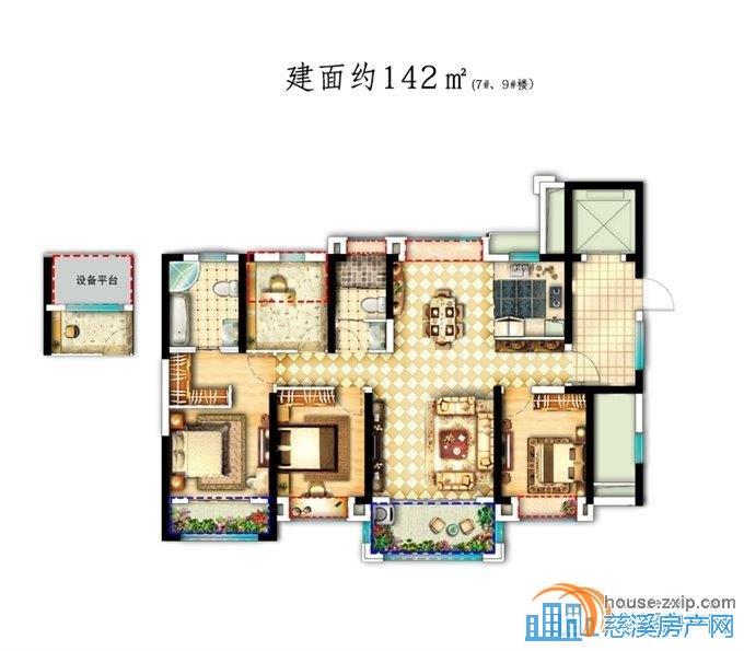 天誉华府 143平 带车位 198万文锦