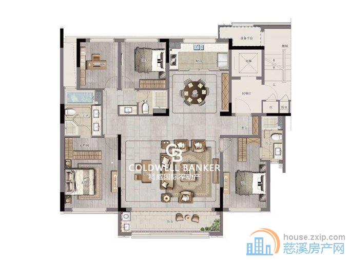 慈澜府洋房185.5平 290万送大露台