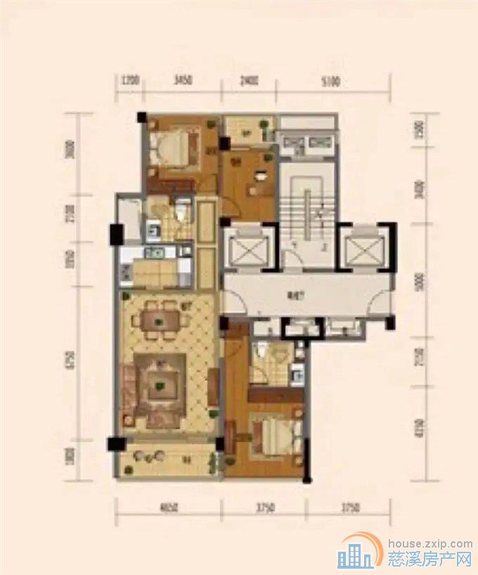 绿城诚园123平169.8万送车位精装修