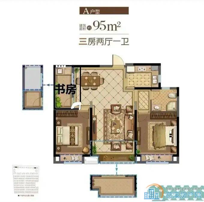 捡漏 元亨雅园新城河板块 黄金楼层三开间