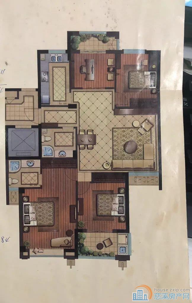 白金湾144平145万精装保养好绿城物业