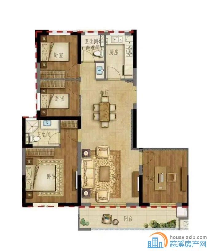 卓和佳苑142平 128.8万 多套出售