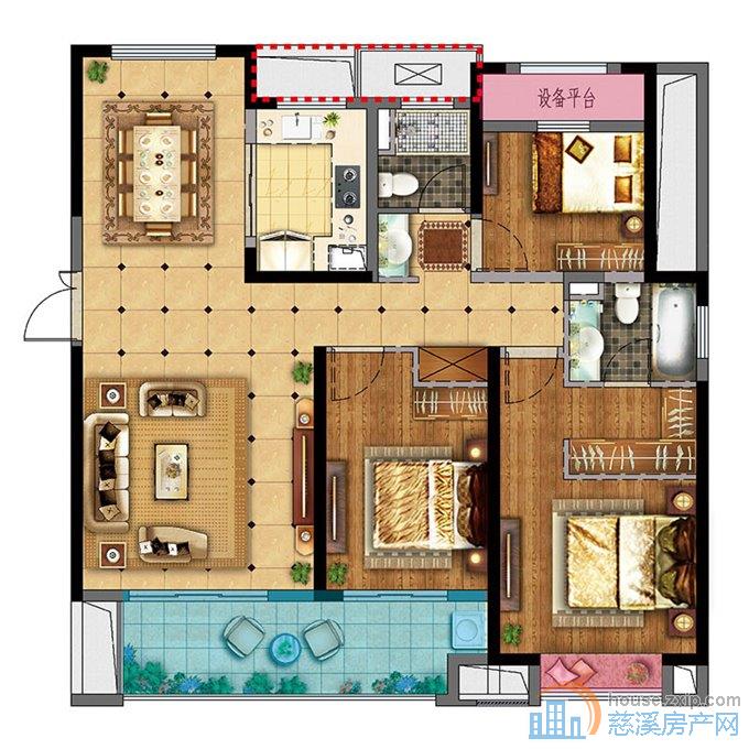 悦华府 精装 带车位 满五唯一 楼层好