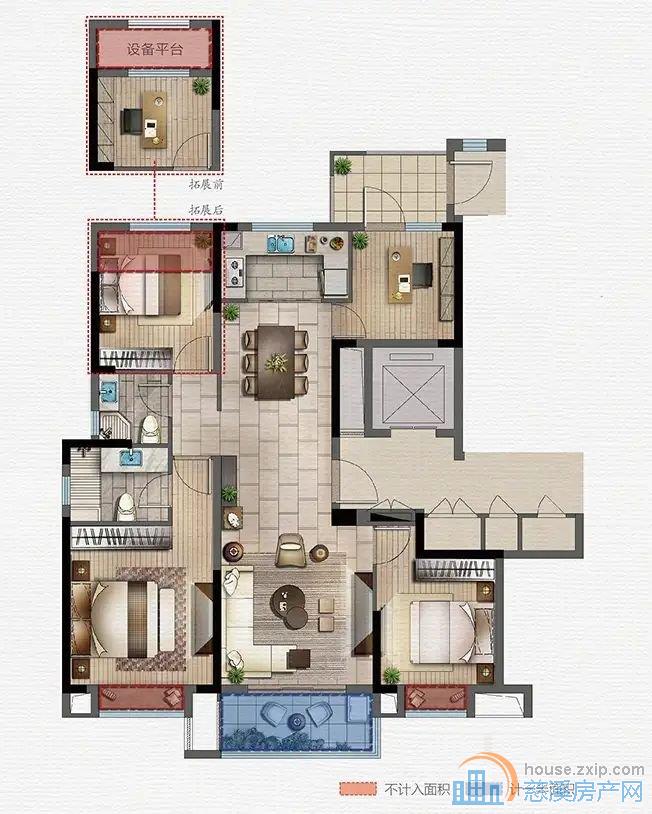 捡漏 溪悦江南大院视野非常好 送一个产权