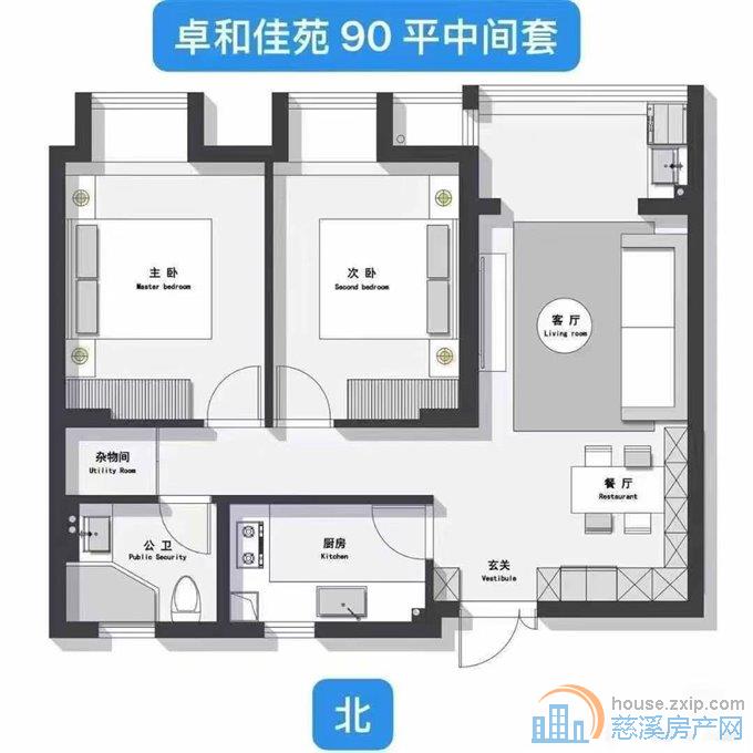 ✔卓和佳苑✔90平，多套捡漏75左右