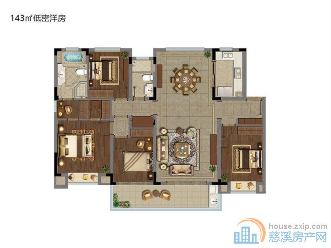 中海湖心半岛小高层一线湖景房四开间朝南