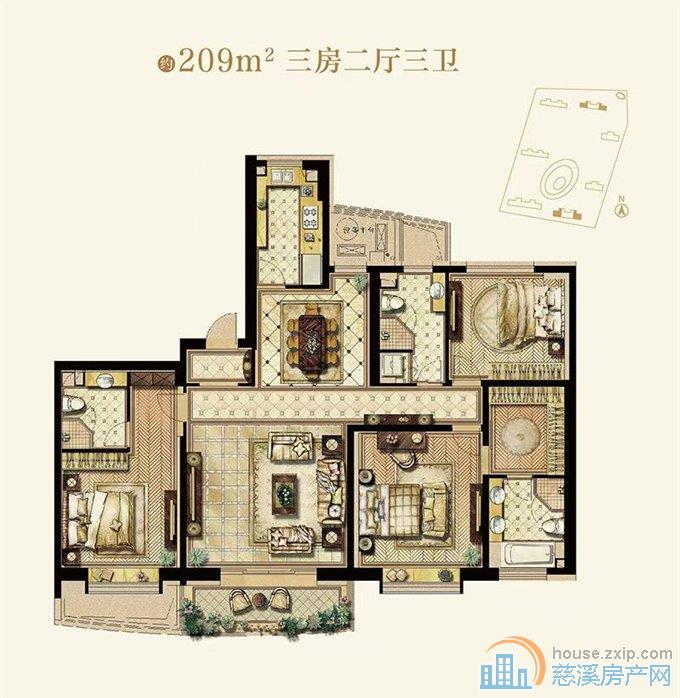 急卖！花样年悦城大平层自住豪装+2车位