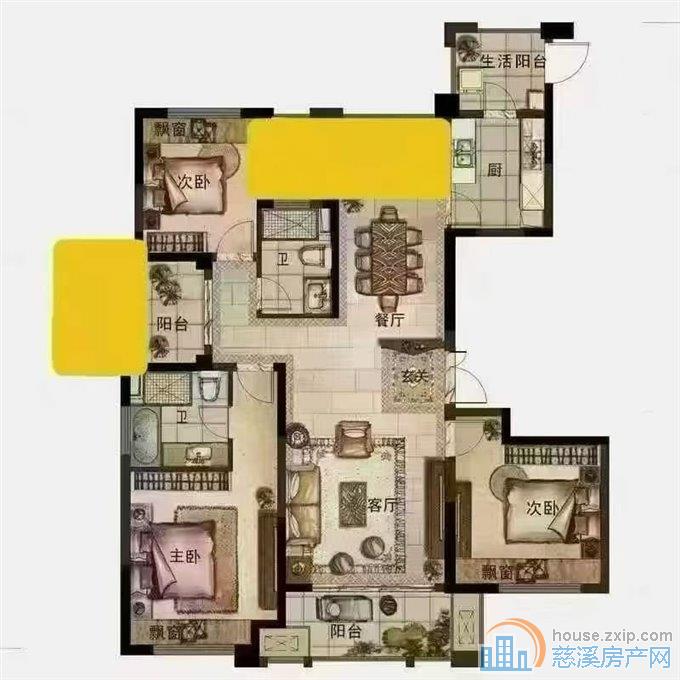 保利一期君悦湾楼层佳139平136.8万