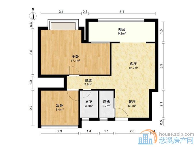 红星天铂佳苑93平99.8万送车位精装