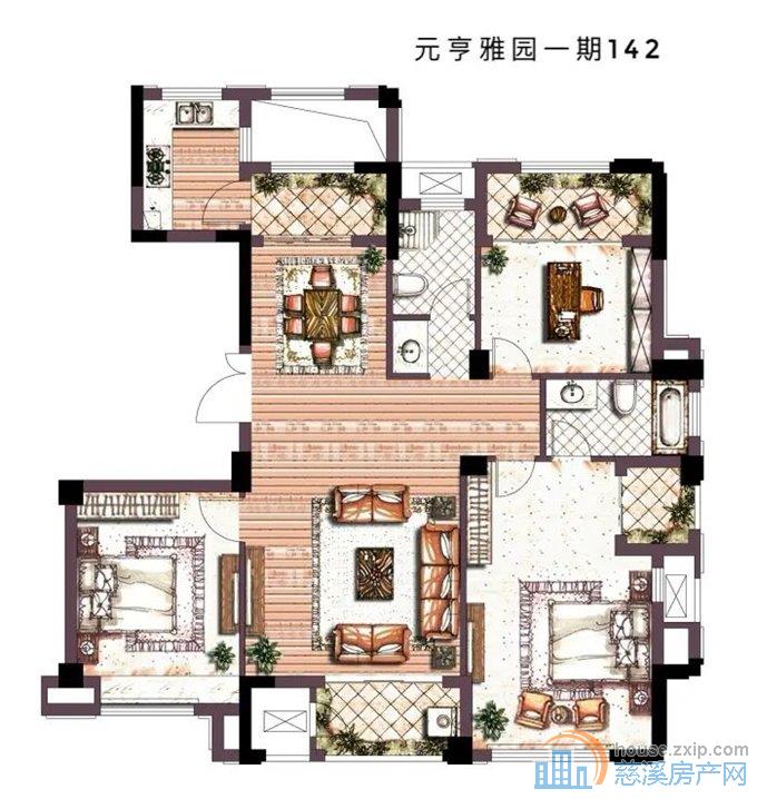 元亨雅园145平209.8万精装保养好