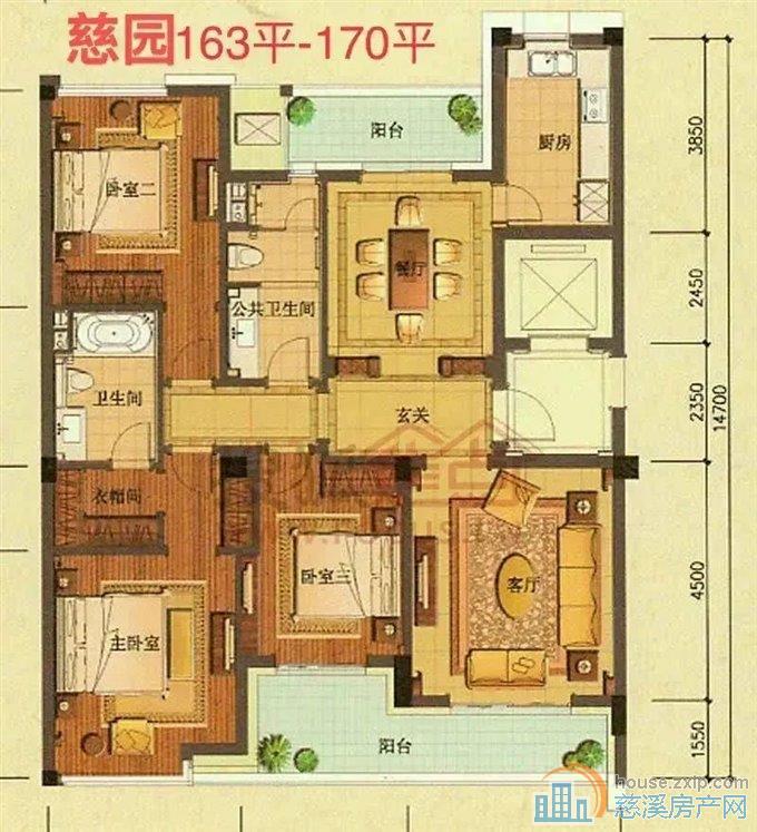 绿城慈园162平380万送车位LW位置