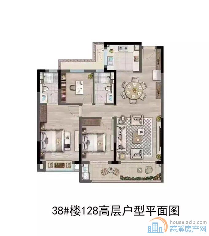 卓越湖樾云著花苑全新毛坯总价168万