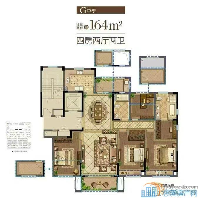 恒厚阳光城164平车位一个