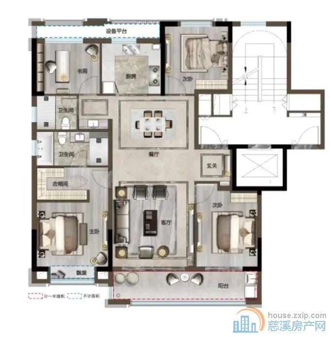 红星檀府 洋房 130平 带车位278万